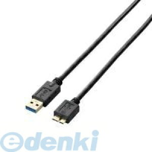 ELECOM �G���R�� USB3-AMB20BK USB3.0�P�[�u�� A-microB USB3AMB20BK �u���b�N A-microB�^�C�v �X�^���_�[�h