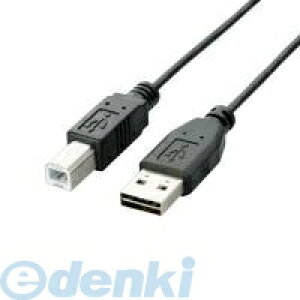 ELECOM �G���R�� U2C-DB25BK ���ʑ}��USB�P�[�u�� A-B U2CDB25BK �u���b�N A-B�^�C�v ���o�[�V�u���R�l�N�^ �m�[�}�� �p�\�R�����Ӌ@�� TypeB TypeA