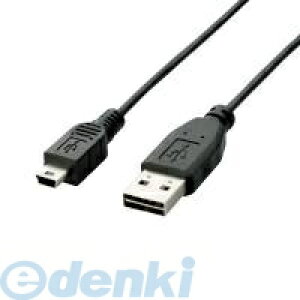 ELECOM �G���R�� U2C-DMB02BK ���ʑ}��USB�P�[�u�� A-miniB U2CDMB02BK �u���b�N ���o�[�V�u���R�l�N�^ A-miniB�^�C�v �m�[�}�� �p�\�R�����Ӌ@��