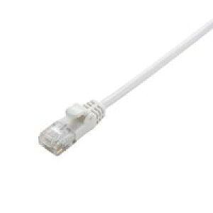 ELECOM �G���R�� LD-GPY/WH3 Gigabit ���炩LAN�P�[�u�� Cat6���� LDGPY/WH3 �z���C�g Gigabit���炩LAN�P�[�u��