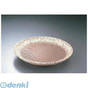 ROO2301 手造赤土白吹12.0大皿 平 B03−20 4560342473963 エムズジャパン ビュッフェ用大皿 TKG