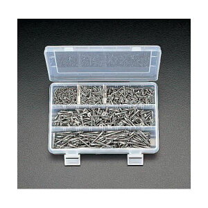 【即納在庫品】「直送」【個人宅配送不可】 エスコ EA949ED 直送 代引不可・他メーカー同梱不可 木ネジセットステンレス EA-949ED【キャンセル不可】