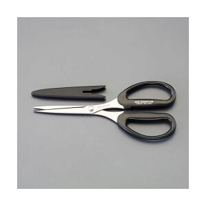 【即納在庫品】「直送」エスコ EA540HF-22A 190mm はさみ・万能 キャップ付 EA540HF22A