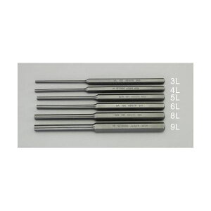 【即納在庫品】「直送」エスコ EA572MG-6L 6.4x203mm ロング平行ピンポンチ EA572MG6L【キャンセル不可】