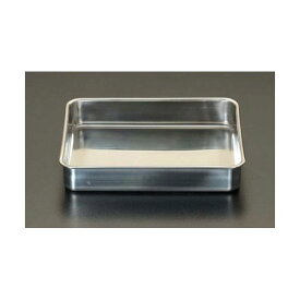 (LINEクーポン有)【個人宅配送不可】【即納在庫品】「直送」エスコ EA508SH-24 255x195x42mmステンレス製パーツトレー EA508SH24【キャンセル不可】