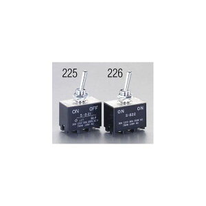 (LINE�N�[�|���L)�y�l��z���s�z�y���[�݌ɕi�z�u�����v�G�X�R EA940DH-225 125V/15A12mm 2�ɒP���g�O���X�C�b�` ��d���p EA940DH225�y�L�����Z���s�z