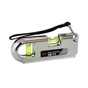 4993711540230 KOD ポケット水平器 SB−13 アカツキ製作所 ポケットレベル ブラック 作業工具 マグネット付ポケットレベル シルバー 水平機