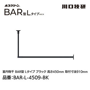 ����Z�� BAR1-L-4509-BK �z�X�N���[���uBAR�^�v �Œ莮�������� BK(�u���b�N)�F L�^�C�v ����450×��910 BAR1L4509BK