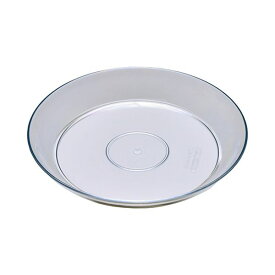 (LINEクーポン有)4903266724870 ヤマト クリアプレート 4号 クリア 大和プラスチック 園芸用品 鉢用品 大和プラ販 YAMATO 鉢受皿 プラ鉢