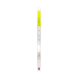 4955286805572 CRECER ガラス棒温度計−20〜50℃ AL−305R クレセル ガラス製棒温度計 イエロー ケース付き