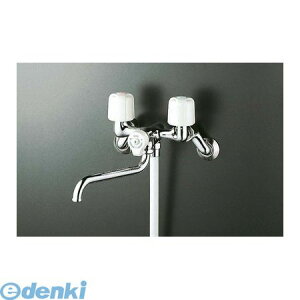 KVK KF100N2R24 止水2ハンドルシャワー240mmP付 シャワー水栓 壁付タイプ 浴室水栓 エコこま 逆止弁 蛇口【キャンセル不可】
