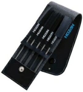 【即納在庫品】「直送」ホーザン K-216 ヤスリセット 5本組 K216 HOZAN 専用縫製ケース入 精密仕上げ用
