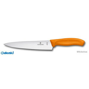 ビクトリノックス VICTORINOX #6.8006.19L9E シェフナイフ 19cm オレンジ #6.8006.19L9E FCシェフナイフ シェフナイフライン スイスクラシック【キャンセル不可】