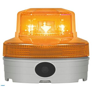 【個数:1個】日恵 VL09B-004MY 直送 代引不可・他メーカー同梱不可 電池式高輝度回転灯 φ88 ニコUFOmight 黄VL09B004MY
