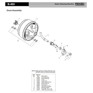 (LINE�N�[�|���L)���W�b�h RIDGID 27478 �P�[�u�� �K�C�h F/K-400