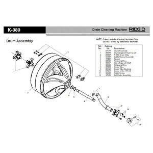(LINE�N�[�|���L)���W�b�h RIDGID 86952 �K�C�h �`���[�u �u�b�V�� F/K-380