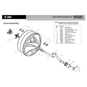 (LINE�N�[�|���L)���W�b�h RIDGID 97432 �X�y�[�T�[ K-380�p