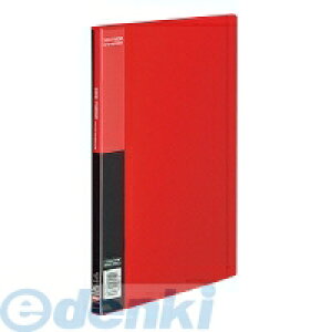 コクヨ KOKUYO ラ−B220R 【10個入】クリヤーブック ベーシック 横入れA4縦20枚ポケット 赤 サイドスロー