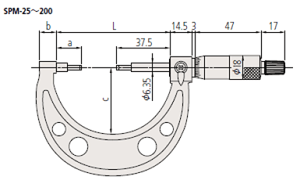 ~cg Mitutoyo SPM-50 XvC}CN 111-116 SPM50