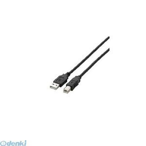 �G���R�� ELECOM U2C-BN50BK USB2.0�P�[�u�� 5.0m���R�l�N�^���������� U2CBN50BK �u���b�N A-B�^�C�v �m�[�}�� �p�\�R�����Ӌ@�� TypeA