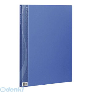 ナカバヤシ 51335 A3クリアブック 20ポケット ベーシックカラー CB1012B−N ブル− 51335 ブルー