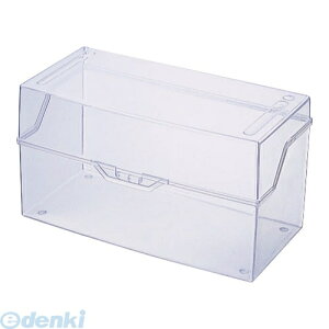 ナカバヤシ 98468 かたづけBOX 収納ボックス CD コンパクトディスク CKB−401CR クリア 98468 カタヅケボックス かたづけボックスCD