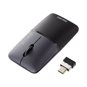 (LINE�N�[�|���L)�T�����T�v���C MA-WCBS310BK �É����C�����X�u���[LED�}�E�X SLIMO �[�d���EType�|C MAWCBS310BK