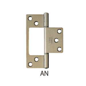 ニシムラ アーチ NO.4300-64AN 【20個入】 ARCH No.4300 ステンフラッシュ丁番 アンバー 64mm NO.430064AN