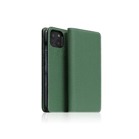 【個数：1個】SD24297I14GR 直送 代引不可・他メーカー同梱不可 SLG Design Hybrid Grain Leather Case for iPhone 14 Sea Green 手帳型
