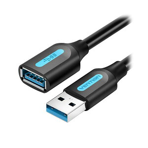 (LINE�N�[�|���L)�y���F1�zCB-7422 ���� ����s�E�����[�J�[�����s�� VENTION USB 3�D0 A Male to A Female �����P�[�u�� 0�D5m PVC Type Black CB7422