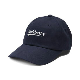 【個数：1個】MCBRY72560 直送 代引不可・他メーカー同梱不可 MACK BARRY マクバリー CAP キャップ Signature logo BALL CAP ネイビー