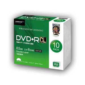 yF1zHDVD+R85HP10SC  sE[J[s HIDISC DVD{R DL 8{Ή 8D5GB 1 f[^L^p CNWFbgv^Ή10 XP[X