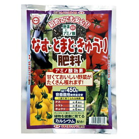 直送 代引不可・他メーカー同梱不可 東商 4905832016372 東商 なす・とまと・きゅうり肥料 450g