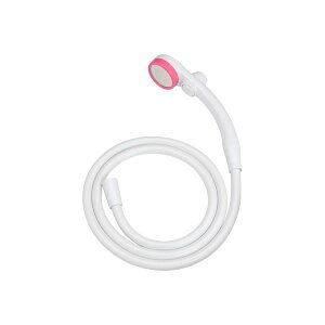 カクダイ GA-FH023 GAONA ガオナ 赤札見つけ シャワーヘッドとホースのセット 節水 極細 ストップ 【シャワー穴0.3mm 肌触り・浴び心地やわらか 低水圧対応 ピンク】 GAFH023【キャンセル不可】