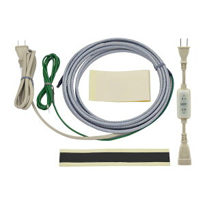 カクダイ GA-KE004 GAONA ガオナ これカモ 凍結防止ヒーター 4m サーモスタットつき 【水道管の凍結防止 金属管・樹脂管兼用】 GAKE004 【キャンセル不可】