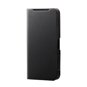 (LINE�N�[�|���L)�G���R�� ELECOM PM-S244PLFUBK AQUOS sense9 SH�|53E �P�[�X ���U�[ �蒠�^ �}�O�l�b�g �t���b�v �Ռ��z�� ���y�� ���^ �u���b�N PMS244PLFUBK