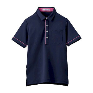 【個数:1個】4548127550382 直送 代引不可・他メーカー同梱不可 カーシーカシマ 半袖ポロシャツ 男女兼用 S HSP003−2 スターリーナイト