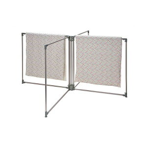 【個数:1個】FD-24S 直送 代引不可・他メーカー同梱不可 積水樹脂 ステンレス布団干し 4枚干しタイプ FD24S