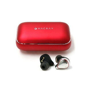 (LINE�N�[�|���L)�y���F1�zHR16370 ���� ����s�E�����[�J�[�����s�� HACRAY W1 True wireless earphones Red