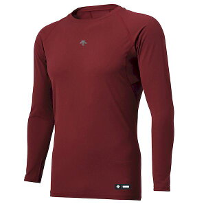 デサント DESCENTE 4548952805558 DB5SUD20M 丸首長袖アンダーシャツ ワインレッド サイズ:O