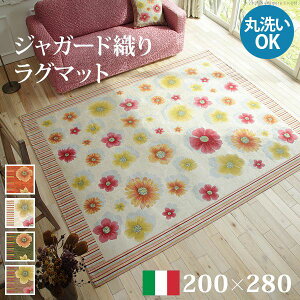 (LINE�N�[�|���L)�y���F1�z61001483VABR ���� ����s�E�����[�J�[�����s�� �C�^���A���W���K�[�h�D�胉�O�}�b�g�|�t�B�I�[��200x280cm �u���E��