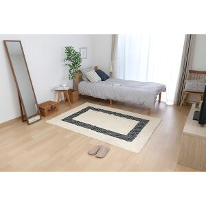 yF3zsf 4953980076465 y3z  sE[J[s RbgO ETHNIC 130×190cm WHBK