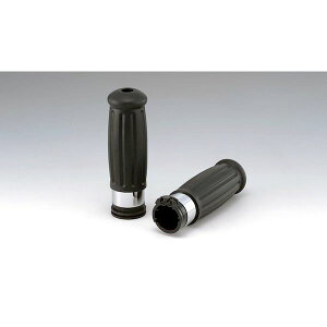 キジマ KIJIMA HD-04767 レトログリップ ブラック HD04767 ハーレー汎用 バイク用品 スリーブ付 ハンドルKIJIMA