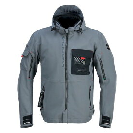 (LINEクーポン有)ラフアンドロード RR7254OVR-GY5 エアスルーソフトシェルストレッチパーカーFP OVER GY−XL RR7254OVRGY5