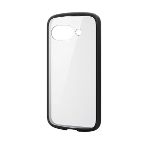 ELECOM �G���R�� PM-P251TSLFCBK Google Pixel 9a �P�[�X �n�C�u���b�h �Ռ��z�� �y�� ���^ �J���������Y�ی�݌v �u���b�N PMP251TSLFCBK