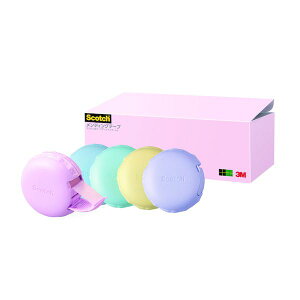 3M スリーエム 810 MCR-AP 【8個入】 スコッチRメンディングテープ マカロン型テープディスペンサー付き アソートタイプ 810MCRAP