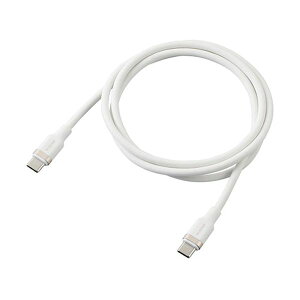 �y���F1�zMPA-CC5PSSA10WH ���� ����s�E�����[�J�[�����s�� �G���R�� USB2�D0�P�[�u�� USB Type�|C �| USB Type�|C�^100W�Ή��^�Ȃ߂炩 1m �z���C�g MPACC5PSSA10WH