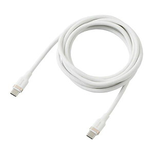 �y���F1�zMPA-CC5PSSA20WH ���� ����s�E�����[�J�[�����s�� �G���R�� USB2�D0�P�[�u�� USB Type�|C �| USB Type�|C�^100W�Ή��^�Ȃ߂炩 2m �z���C�g MPACC5PSSA20WH