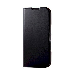 �y���F1�zPM-A24APLFUBK ���� ����s�E�����[�J�[�����s�� �G���R�� iPhone 16 ���U�[�P�[�X �蒠�^ UltraSlim ���^ ���Εt�� �u���b�N PMA24APLFUBK