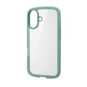 (LINE�N�[�|���L)�y���F1�zPM-A24ATSLFCGN ���� ����s�E�����[�J�[�����s�� �G���R�� iPhone 16 �n�C�u���b�h�P�[�X TOUGH SLIM LITE �t���[���J���[ �O���[�� PMA24ATSLFCGN